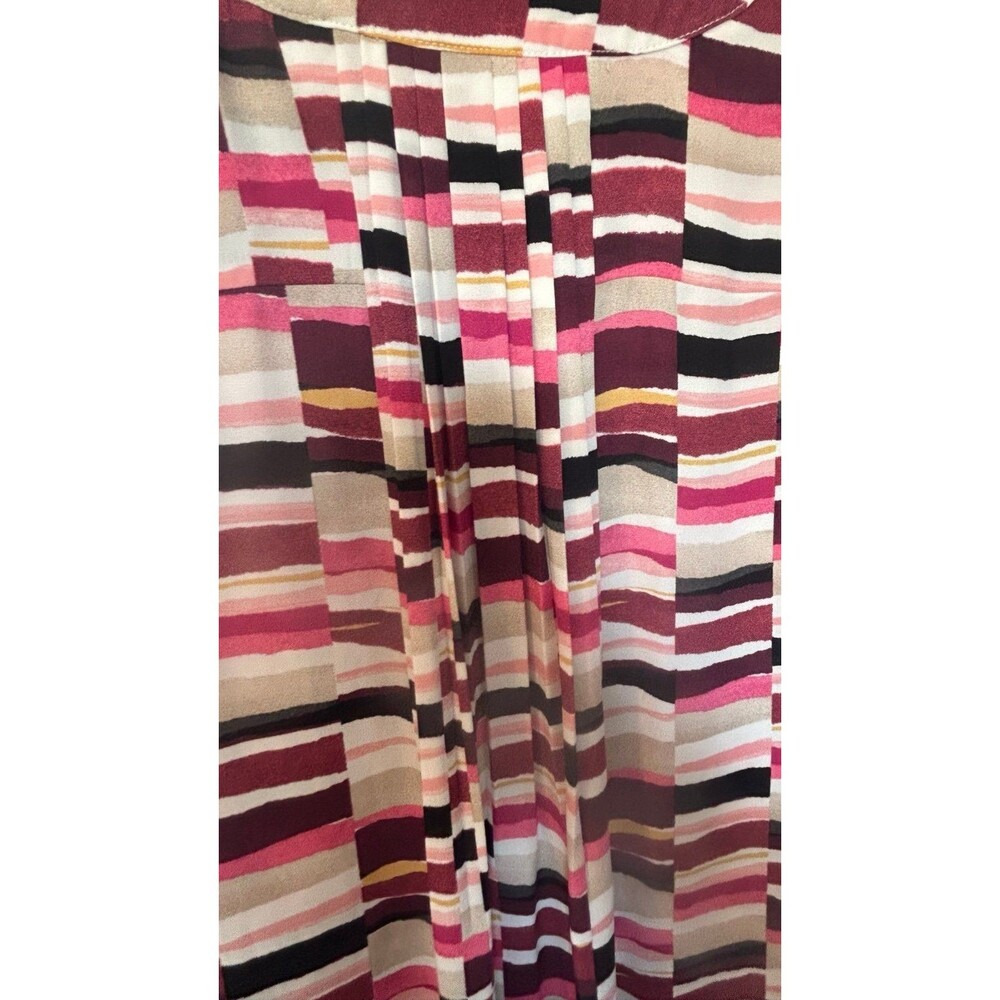 JM Collection Multicolor Geometric Blouse - Picture 4 of 12